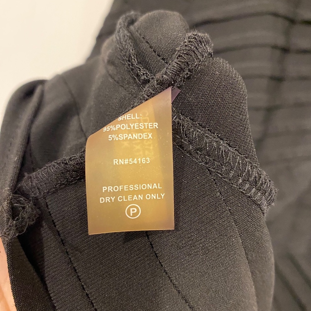 Calvin Klein Black Pleated Pencil Dress - Picture 6 of 6